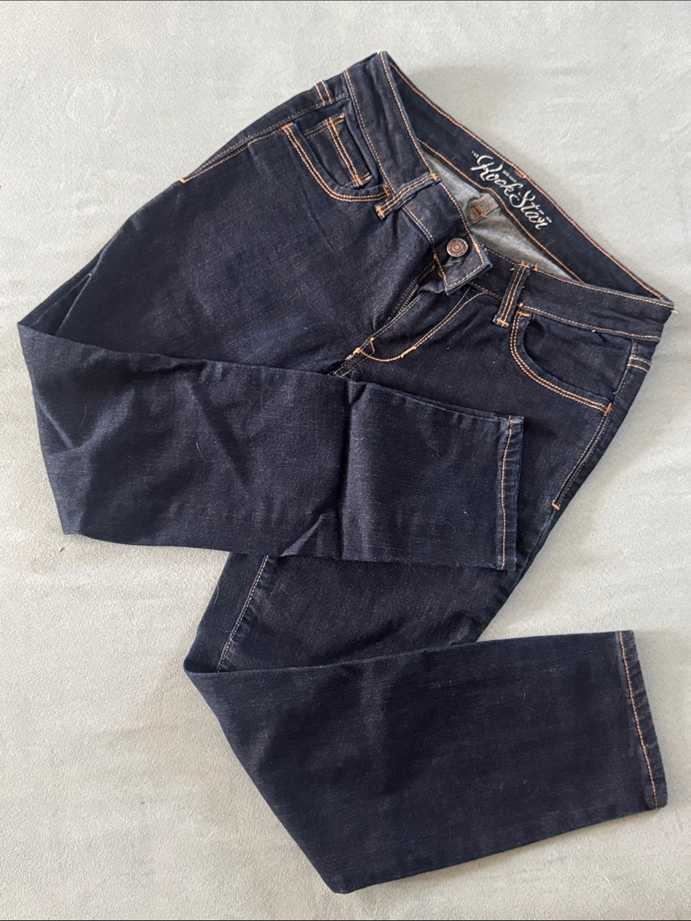 Old Navy The Rock Star Dark Indigo Slim Jeans